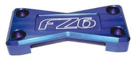 Platine de pontet YAMAHA FZ6 bleue