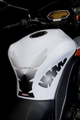 Protège réservoir de moto autocollant avec protections latérales
