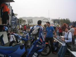 Stand moto Rallye Dakar