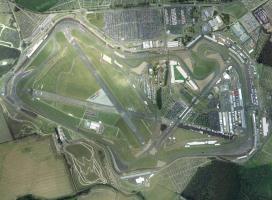 Vue aérienne du circuit de Silverstone