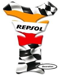 Protège réservoir de moto Repsol